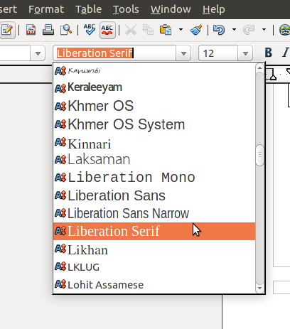 Some LibreOffice and OpenOffice Differences