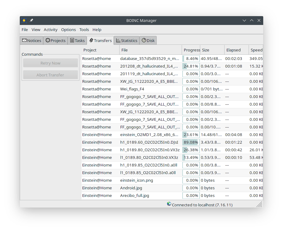 Boinc on Majaro