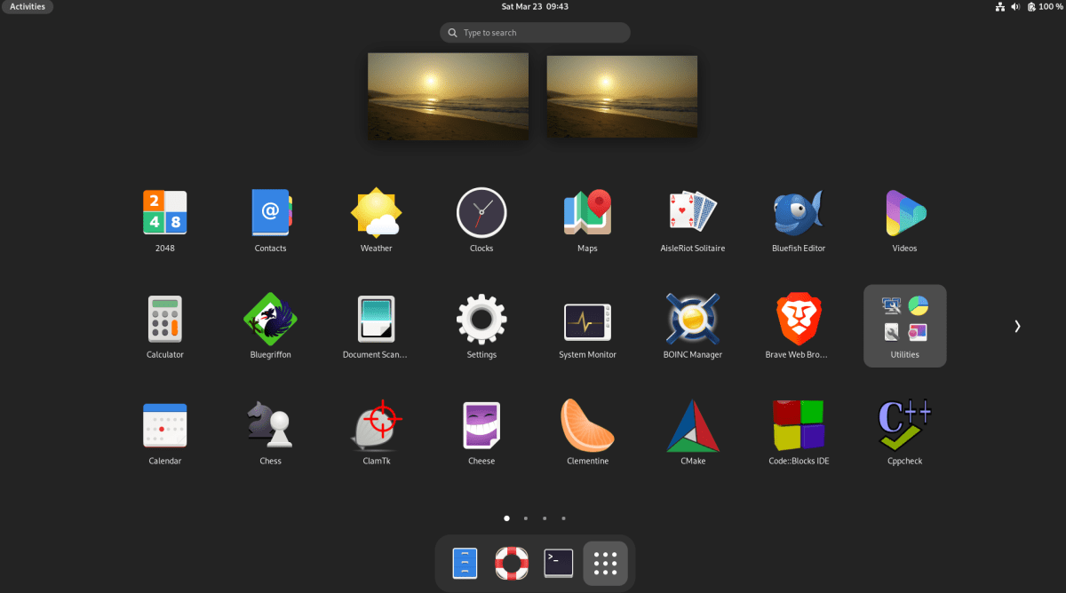 Gnome 3 desktop image