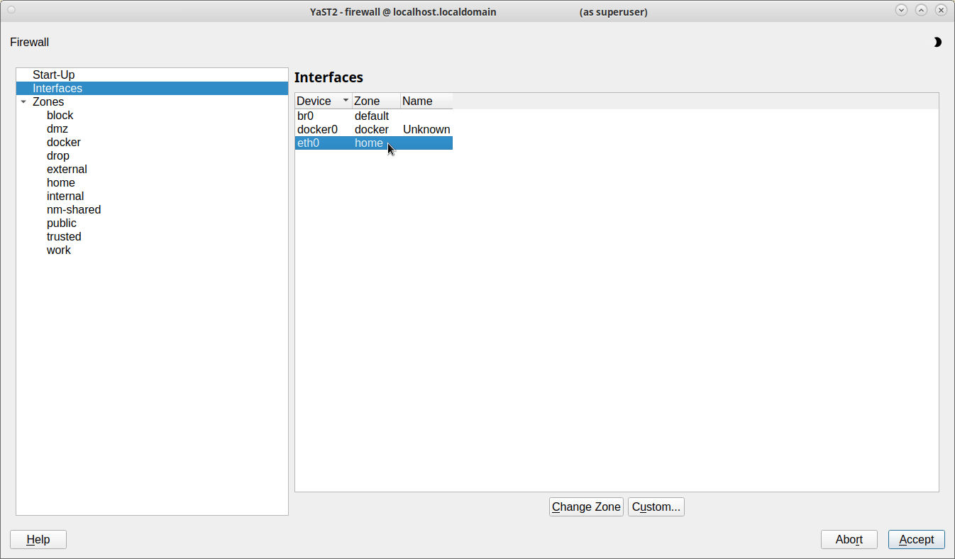 Firewall in Leap 15.5