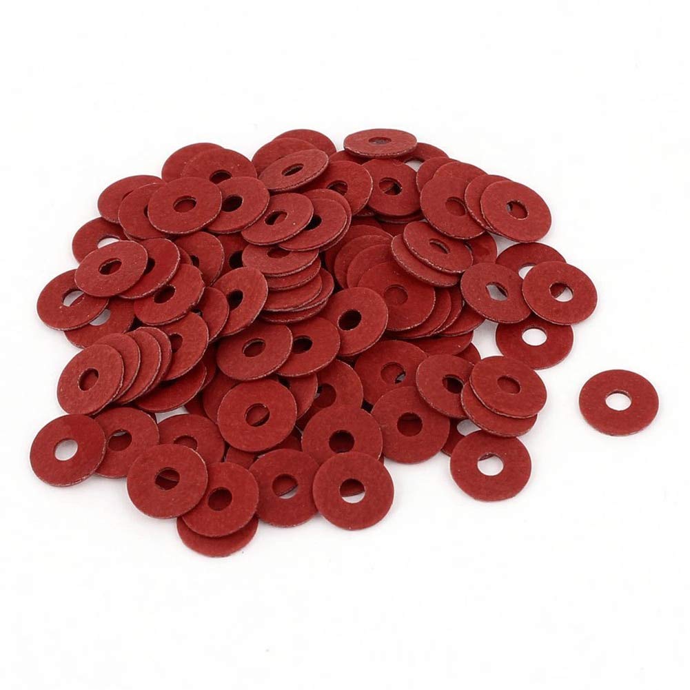 red insulating washers